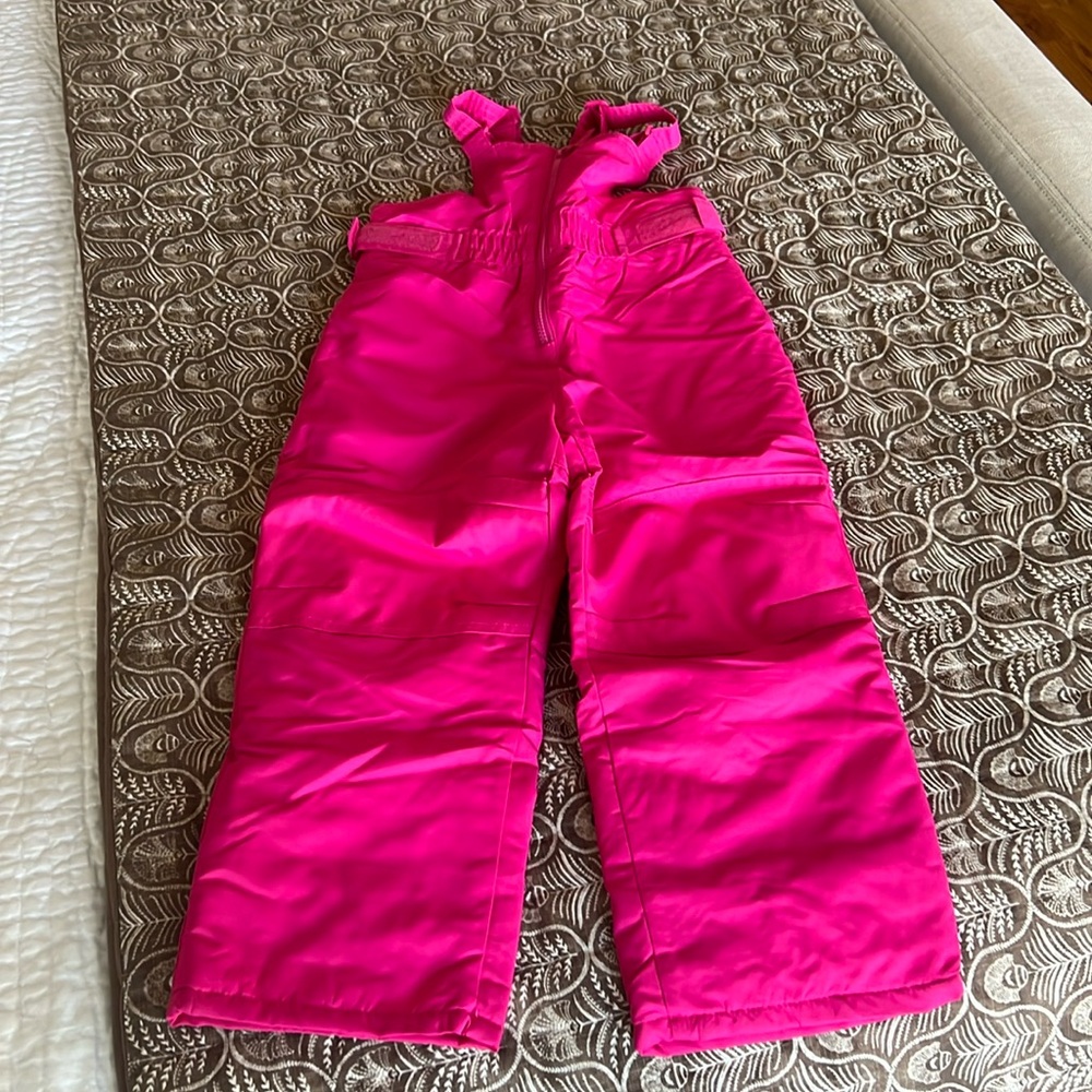 Cat & Jack snow bib, Hot pink, 4T, NWOT